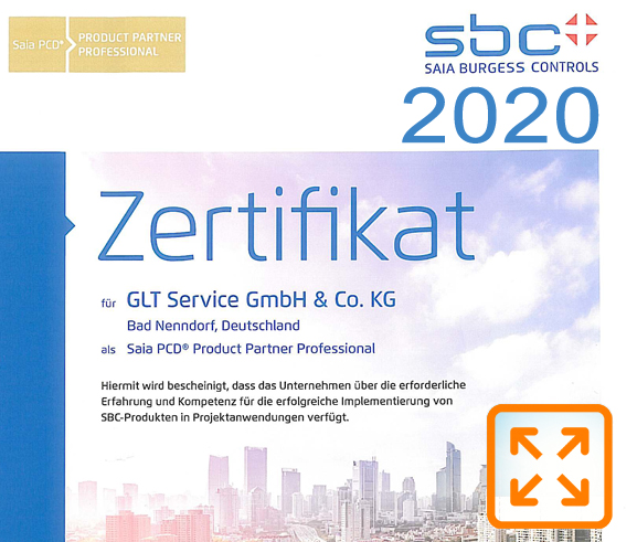 SBC Zertifikat